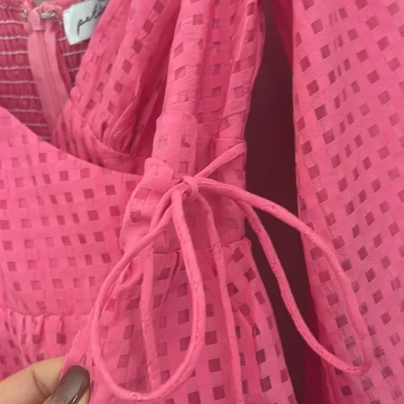 NWT Petal & Pup AUGUSTA LONG SLEEVE MINI DRESS - MAGENTA Size XL - Picture 13 of 16
